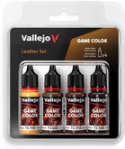 Набор красок Vallejo серии Game Color Set: Leather