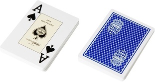 Карты для покера Fournier Club Monaco 100% пластик Синие