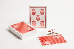 Карты для покера Fournier Monaco Red пластиковые