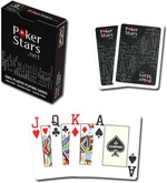 Карты для покера пластиковые Poker stars Черные
