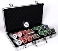 Покерный набор Ultimate Silver 300 фишек