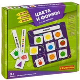 Настольная игра на липучках Цвета и формы