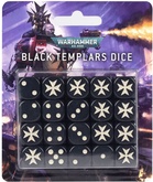 Warhammer 40,000. Black Templars Dice Set