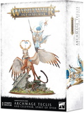 Warhammer. Age of Sigmar. Lumineth Realm-lords: Archmage Teclis and Celennar, Spirit of Hysh