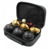 Игра Петанк Boules 6 шаров Черный+Золото