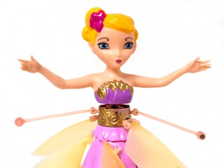 Летающая Фея желтая (+6 батареек)