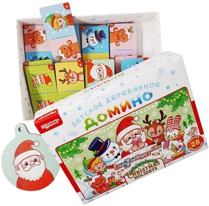 Настольная игра Нескучное домино: Christmas holidays