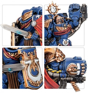 Warhammer 40,000. Space Marines: Marneus Calgar. Ultramarines Chapter Master