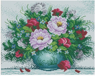 Алмазная мозаика Букет шиповника GF3319
