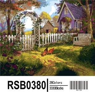 Картина по номерам Летний сад RSB0380