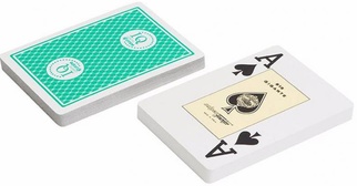 Карты для покера Fournier 2818 Casino Europe 100% пластик Зеленые