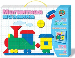 Магнитная мозаика Паровозик (176 элементов)