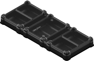 Пластиковая коробочка UniqTraySystem Organizer (7 секций)