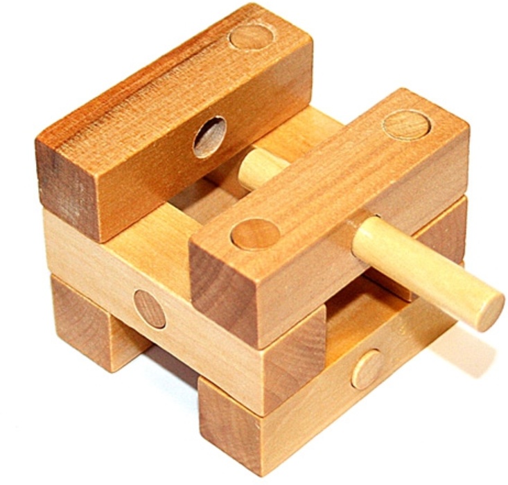 Screw puzzle wood