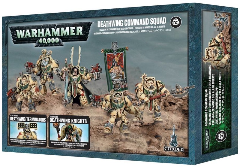 Squad commands. Deathwing Command Squad. Dark Angels: Deathwing Command Squad. Deathwing Terminator Squad. Deathwing Command Squad Sprue.